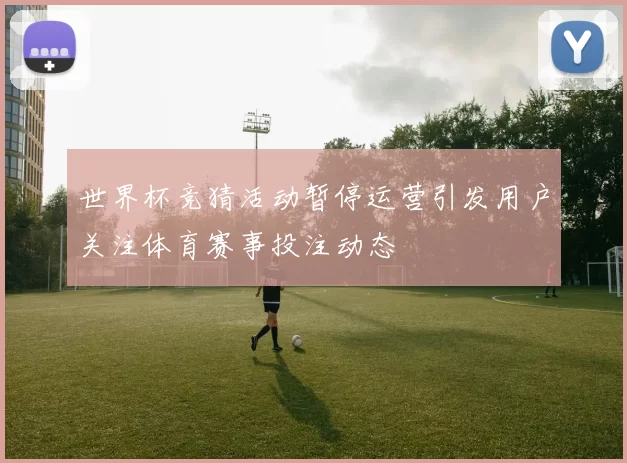 世界杯竞猜活动暂停运营引发用户关注体育赛事投注动态